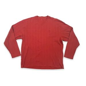 Vintage Calvin Klein embroidered v neck sweater